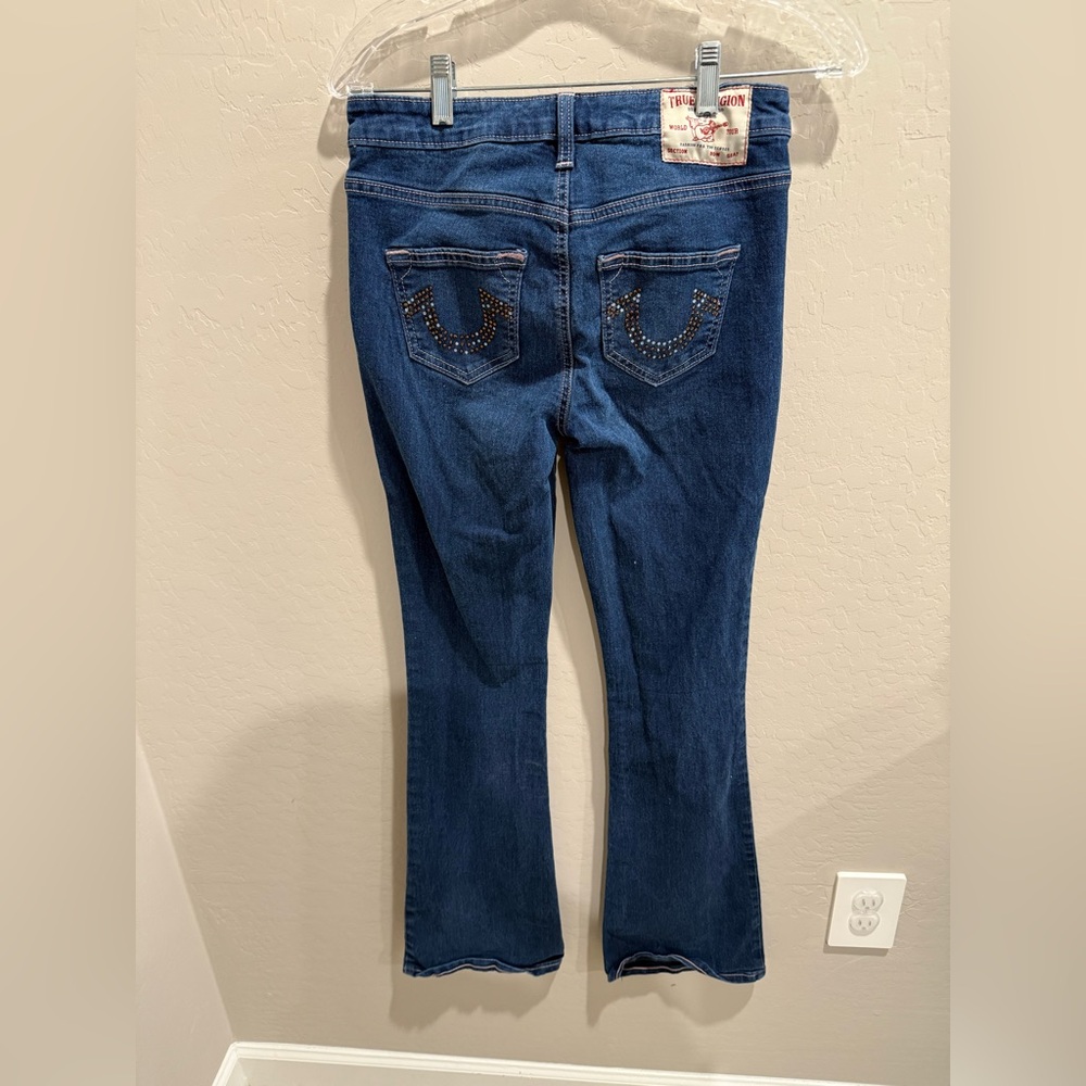True Religion Studded Becca Mid Rise Bootcut Jean Women's Jeans